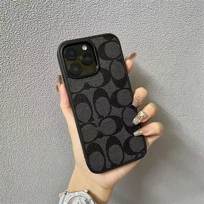 Premium Leather Pattern Phone Case for iPhone 11 to 17 Pro Max - Stylish, Shockproof Protection for Everyone